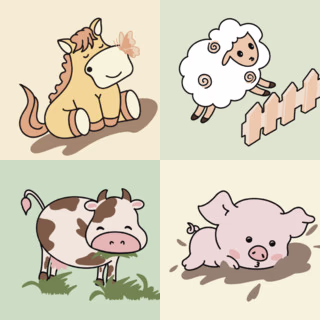 Farm Animals Design icon